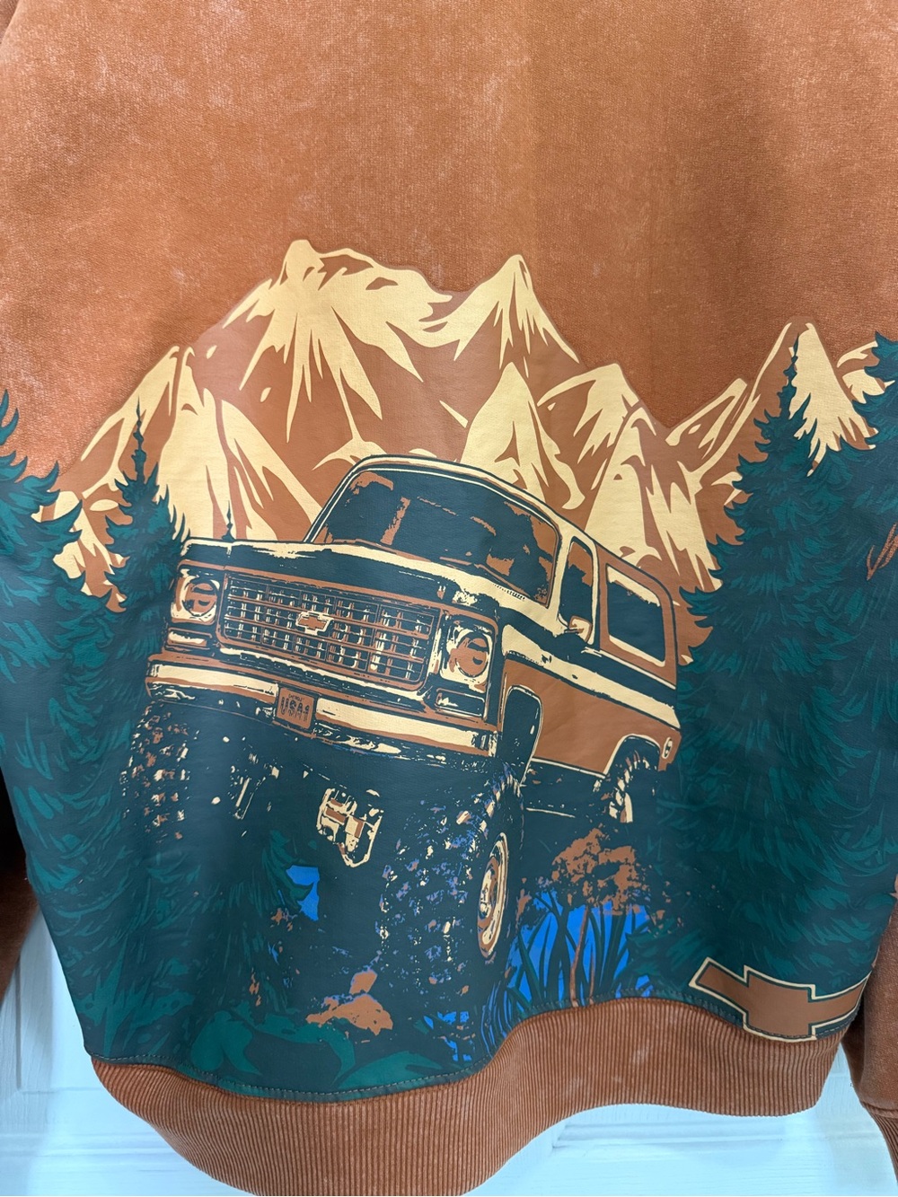 Genuine GM Chevrolet Blazer Rust Sweatshirt